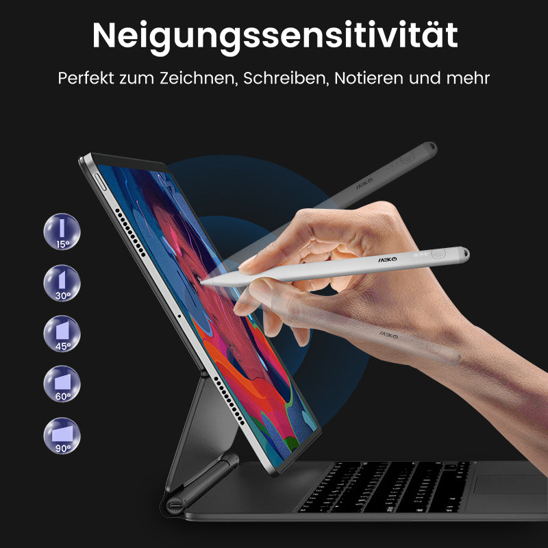 Flat fast charging active pen